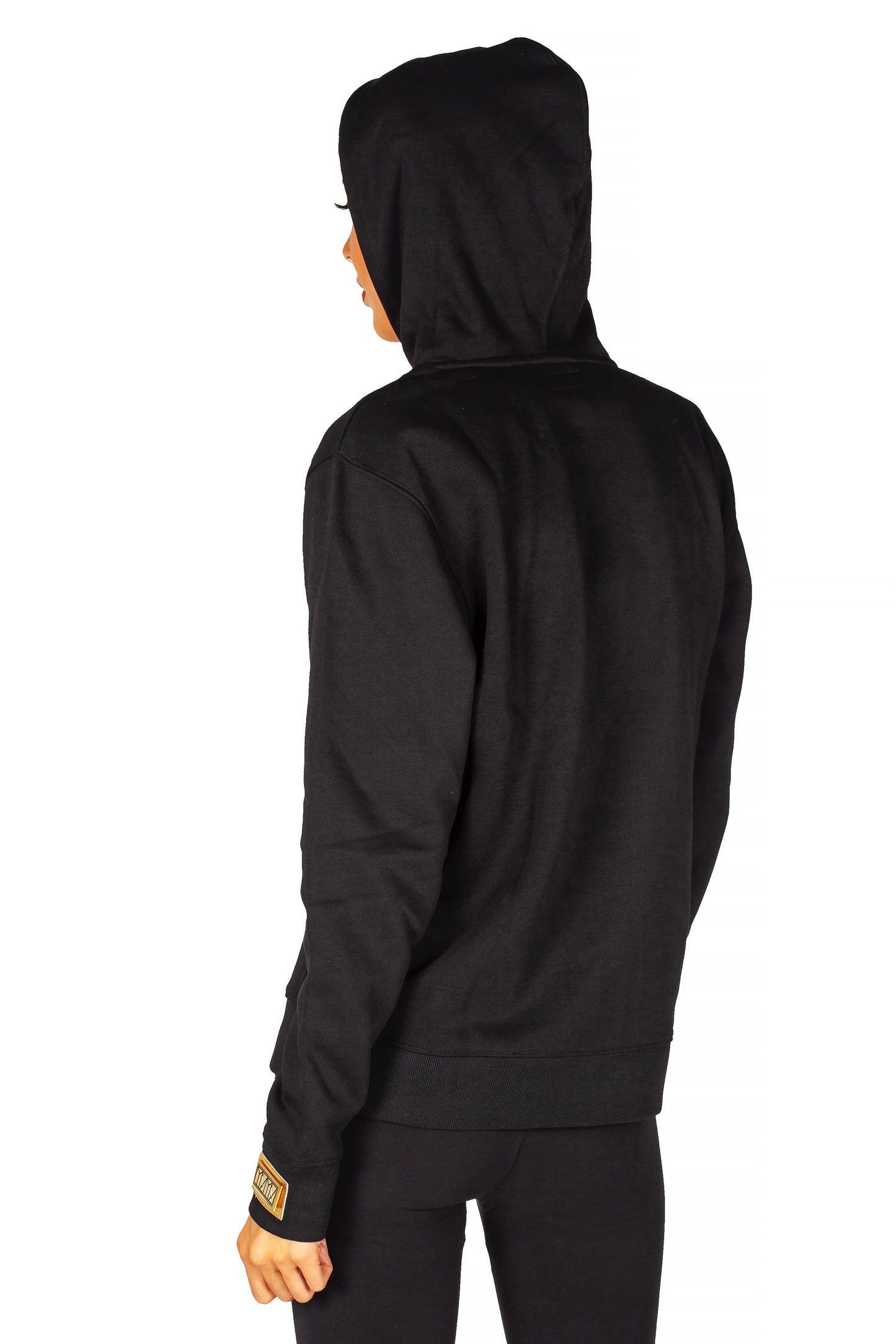 YMYM hoodie black/white bold front print